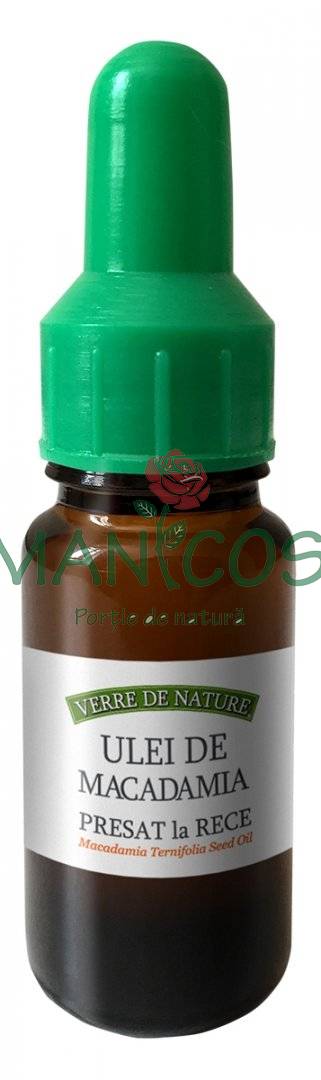 Ulei de macadamia presat la rece 10 ml