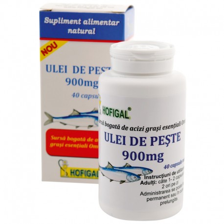 Ulei de peste 900 mg (capsule moi)