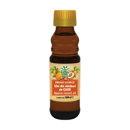 Ulei din samburi de caise presat la rece, 100 ml, Herbal Sana
