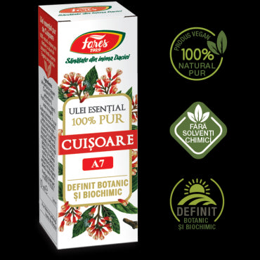 Cuișoare, A7, ulei esențial 100% pur, definit botanic și biochimic
