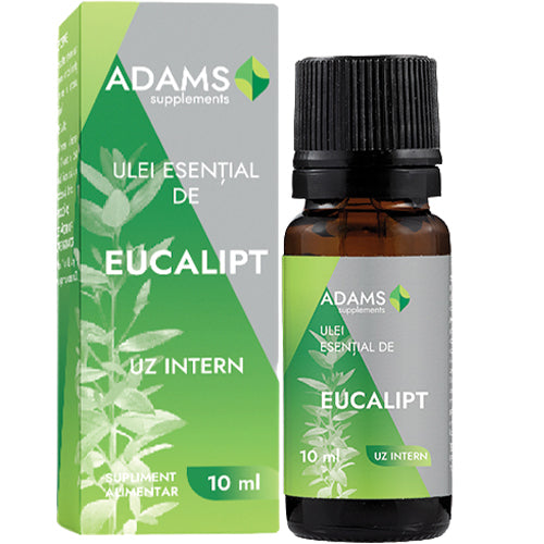 Ulei esential de Eucalipt, uz intern, 10ml, Adams Supplements