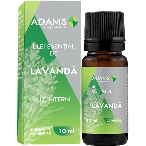Ulei esential de Lavanda, uz intern, 10ml, Adams Supplements