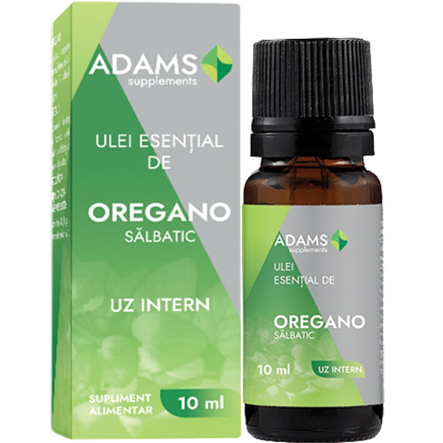 Ulei esential de Oregano salbatic, uz intern, 10ml, Adams Supplements