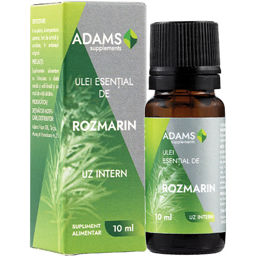 Ulei esential de Rozmarin, uz intern, 10ml, Adams Supplements