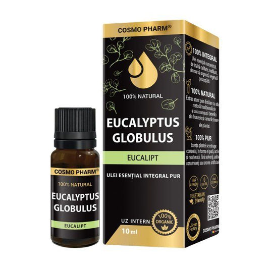 EUCALYPTUS GLOBULUS – Ulei Esential De Eucalipt Uz Intern 10ml