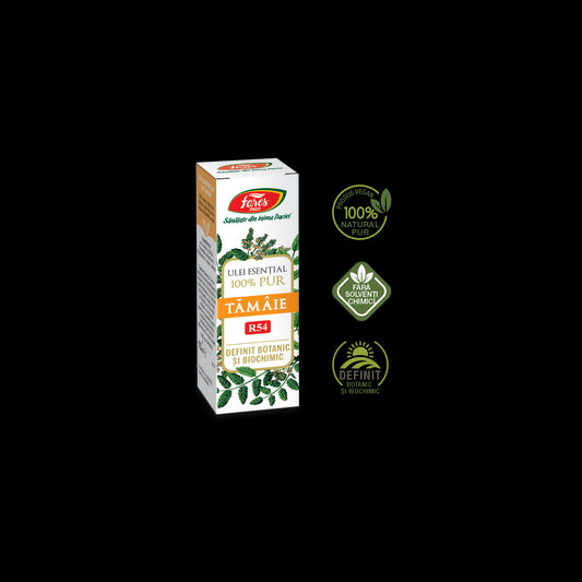 Tămâie, R54, Ulei esențial 100% pur, definit botanic și biochimic