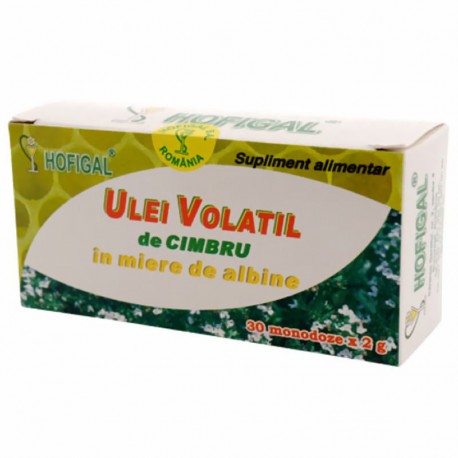 Ulei volatil de cimbru in miere de albine - monodoze