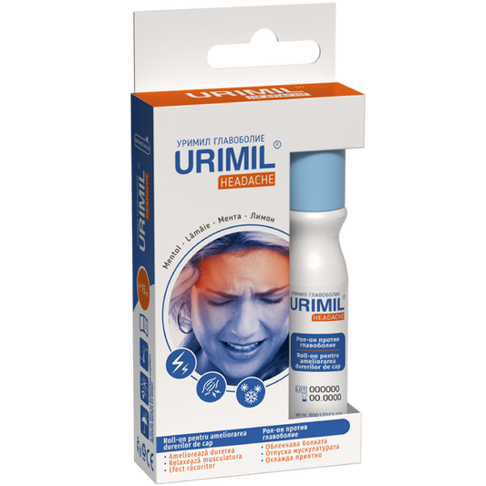 Urimil Headache - roll-on împotriva durerilor de cap