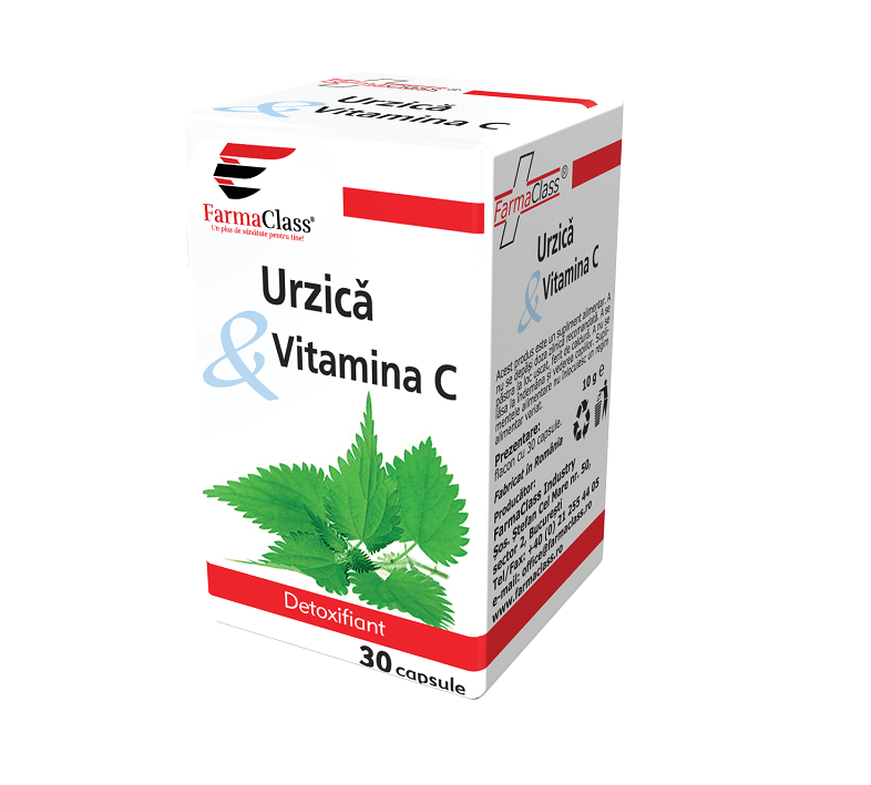 Urzica & Vitamina C 30cps