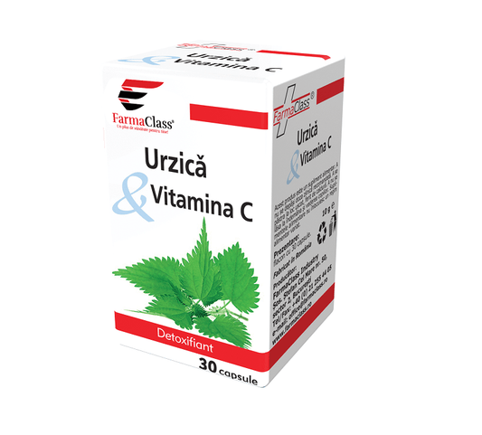 Urzica & Vitamina C 30cps