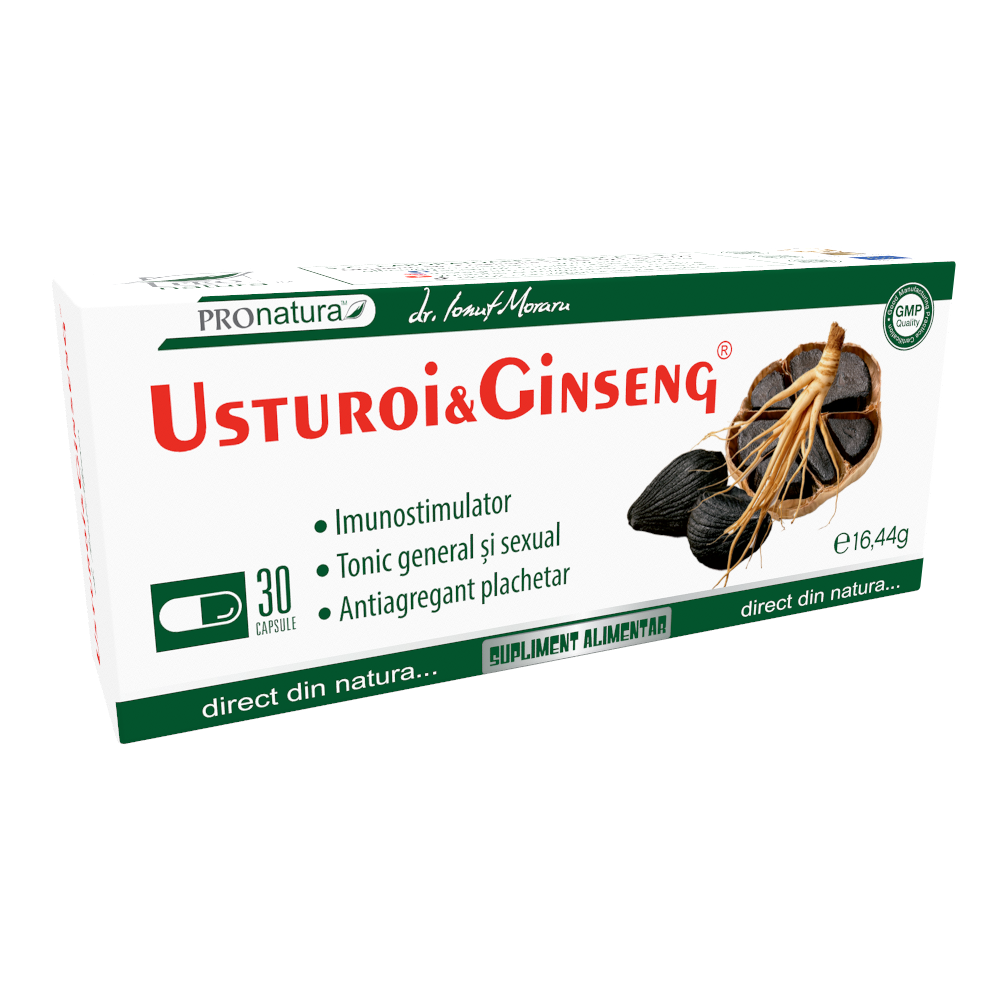 Usturoi Ginseng 30cps blister