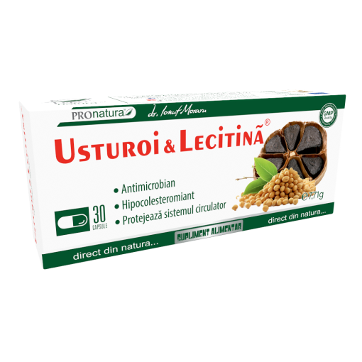 Usturoi Lecitina 30cps blister