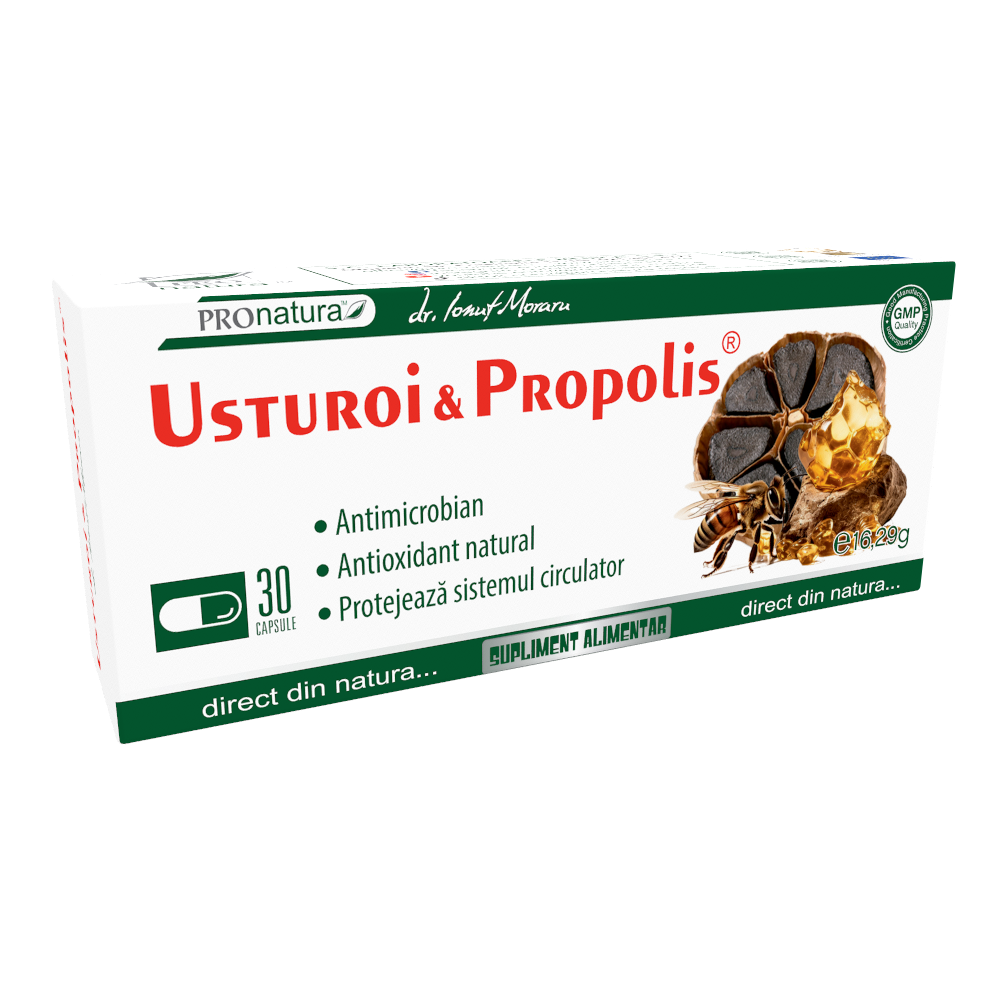 Usturoi Propolis 30 capsule blister