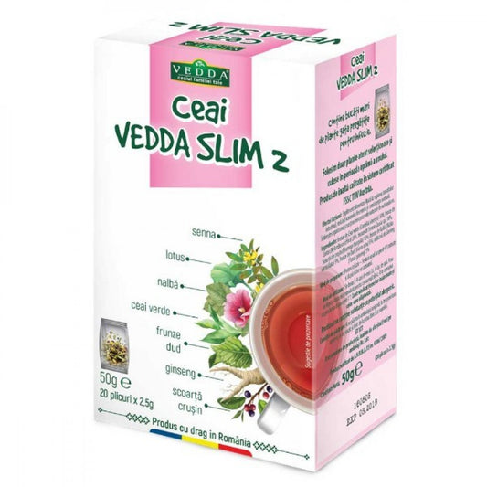 Ceai Vedda Slim 2 – 20 plicuri – 50 g
