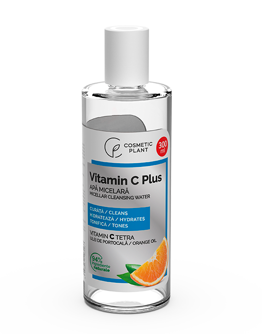 Apă micelară Vitamin C Plus 300 ml cu Vitamina C Tetra