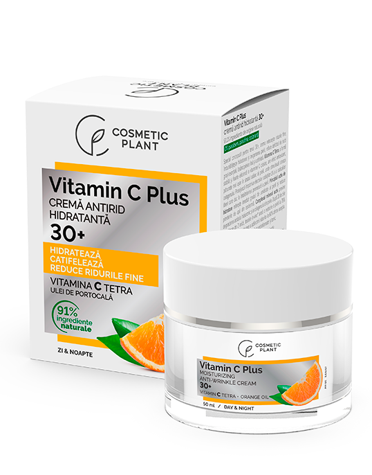 Cremă antirid hidratantă 30+ Vitamin C Plus cu Vitamina C Tetra