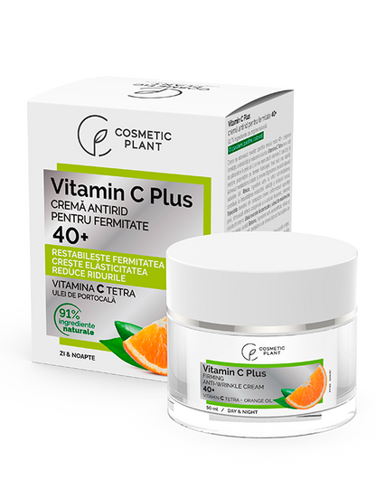 Cremă antirid pentru fermitate 40+ Vitamin C Plus cu Vitamina C Tetra