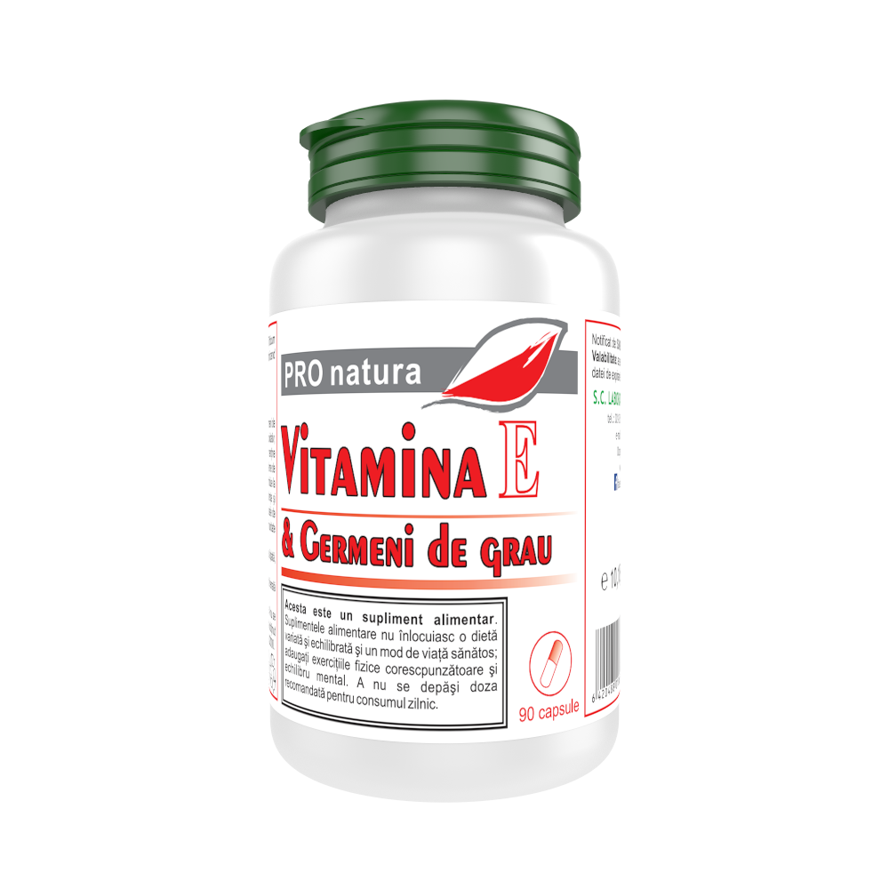 Vitamina E si Germeni de grau 90cps