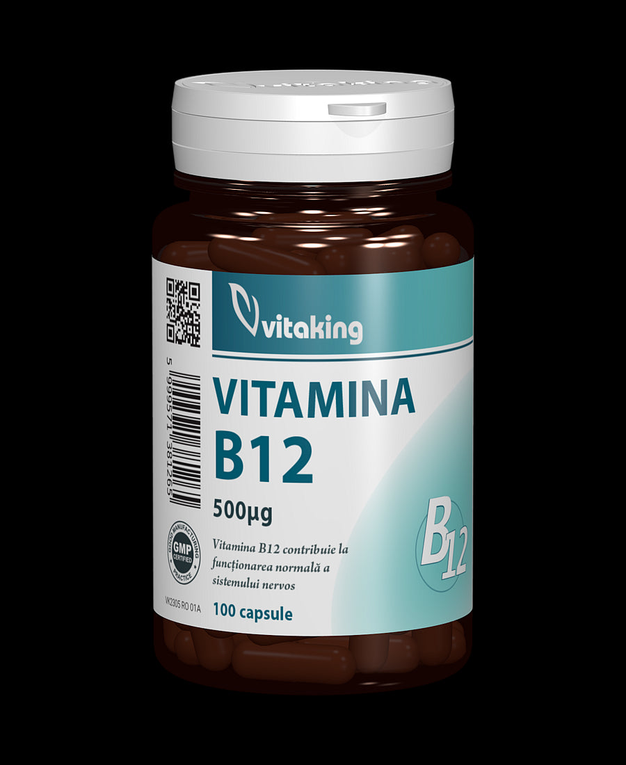 Vitamina B12 (cianocobalamina) 500 mcg - 100 capsule