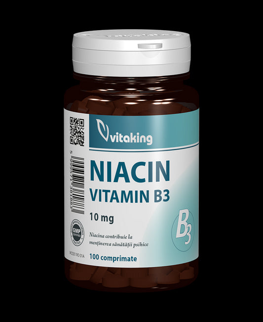 Vitamina B3 (niacina) 10mg - 100 comprimate