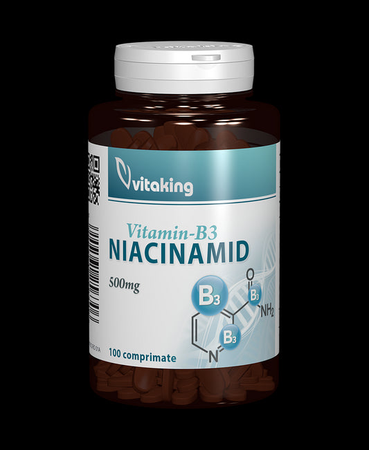 Vitamina B3 (niacinamida) 500mg - 100 comprimate