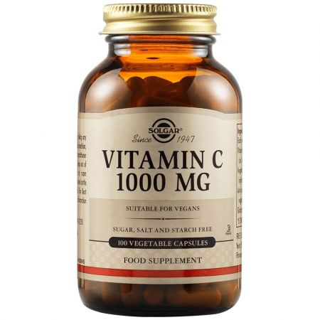 Vitamina C, 1000 mg, 100 capsule, Solgar