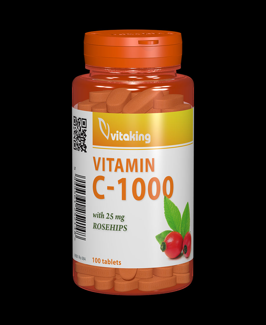 Vitamina C 1000 mg cu macese - 100 comprimate