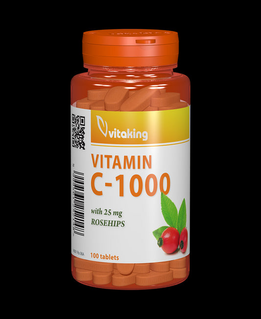 Vitamina C 1000 mg cu macese - 100 comprimate