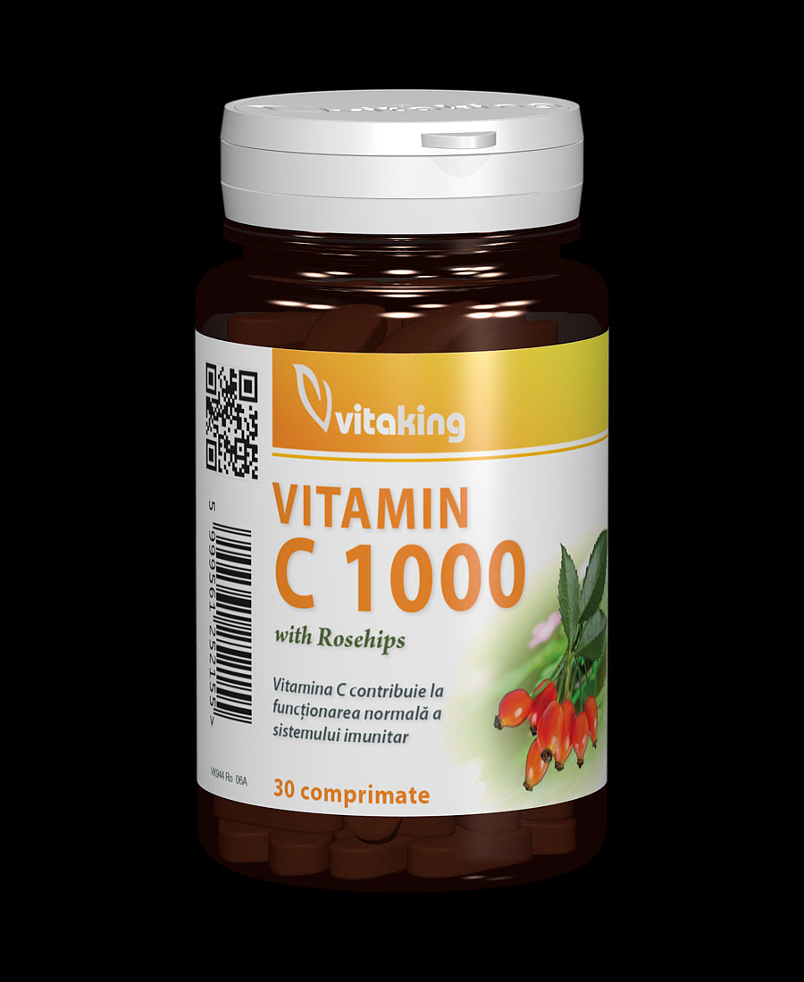 Vitamina C 1000 mg cu macese - 30 comprimate