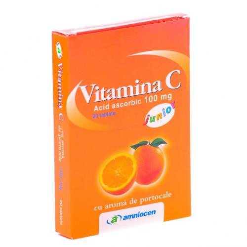 VITAMINA C PORTOCALE 180MG 24CPR
