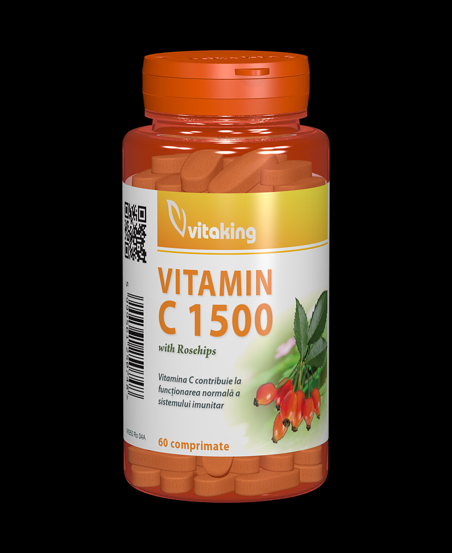 Vitamina C 1500 mg cu macese - 60 comprimate