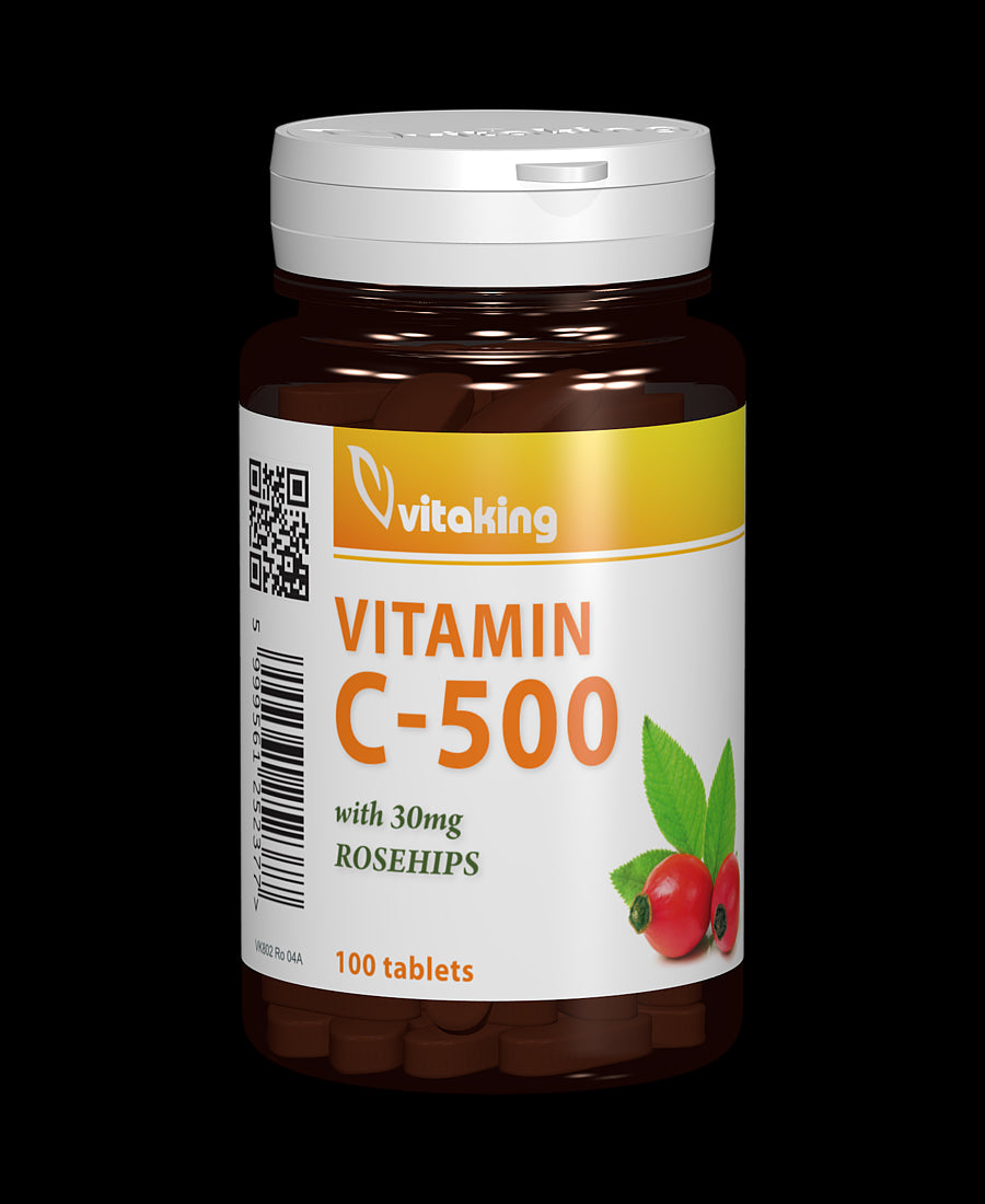 Vitamina C 500 mg cu macese - 100 comprimate