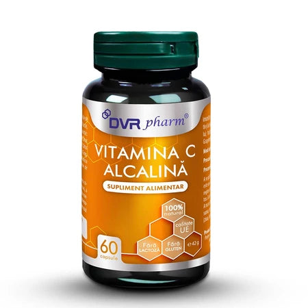 Vitamina C alcalina, 60 capsule, DVR Pharm