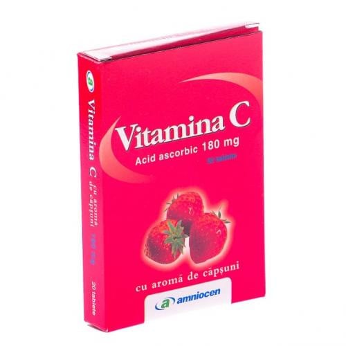 VITAMINA C CAPSUNI 180MG 24CPR