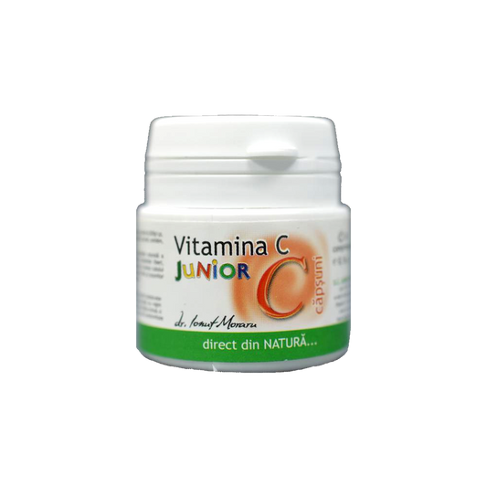 Vitamina C Junior – aroma capsuni 20 comprimate