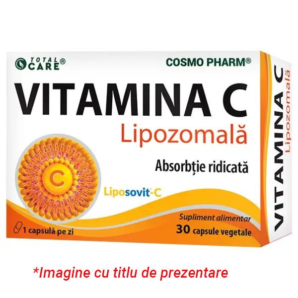Vitamina C Lipozomala Liposovit-C – pana la 1000 mg administrare zilnica