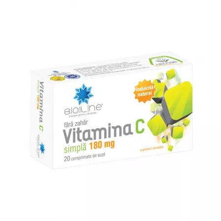 Vitamina C simpla 180 mg, 20 comprimate, Helcor
