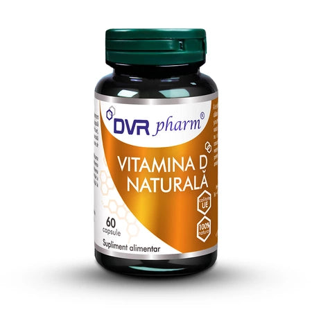 Vitamina D Naturală Premium, 60 capsule, DVR Pharm