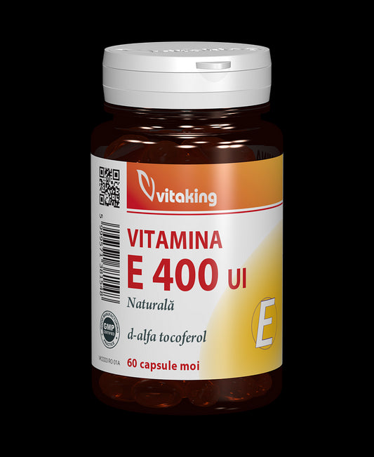 Vitamina E naturala 400 UI - 60 capsule gelatinoase
