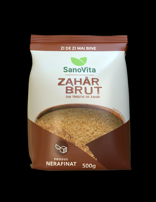 zahăr brut din trestie 500 g