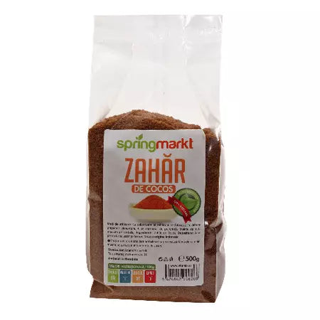 Zahar de cocos, 500 g, Spring Markt