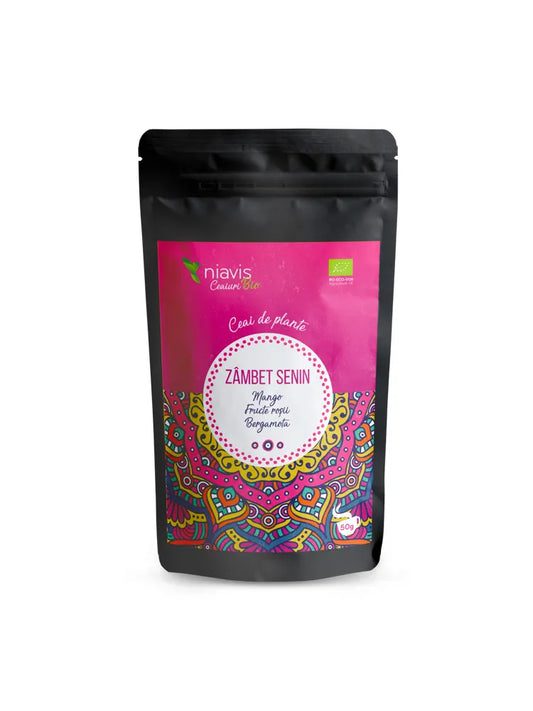 Ceai Ecologic/BIO Zâmbet Senin, 50g, Niavis