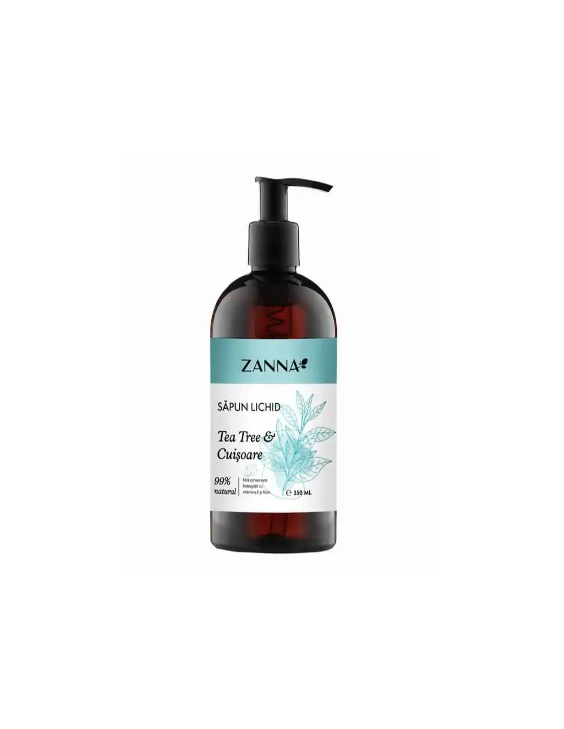 ZANNA SAPUN LICHID TEA TREE&CUISOARE 350ML SMART NUTRACEUTICAL