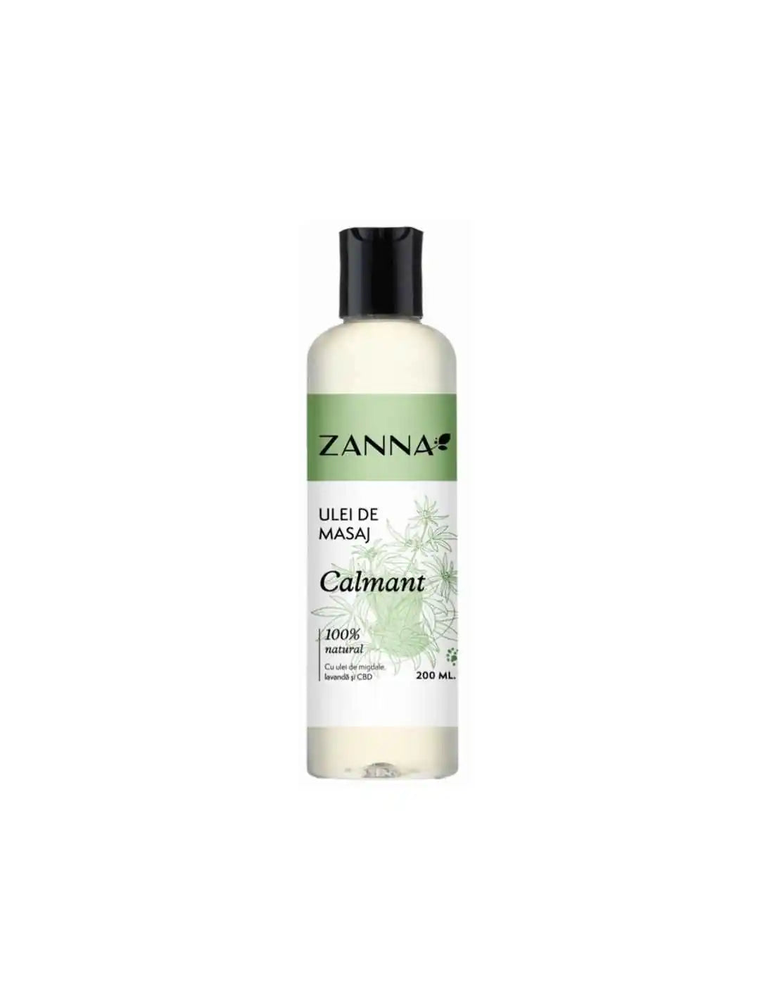 ZANNA ULEI MASAJ CALMANT 200ML SMART NUTRACEUTICAL