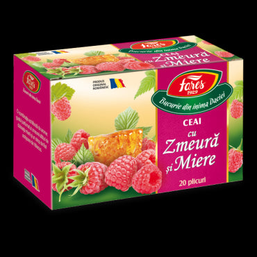 Ceai cu zmeură și miere, ceai la plic